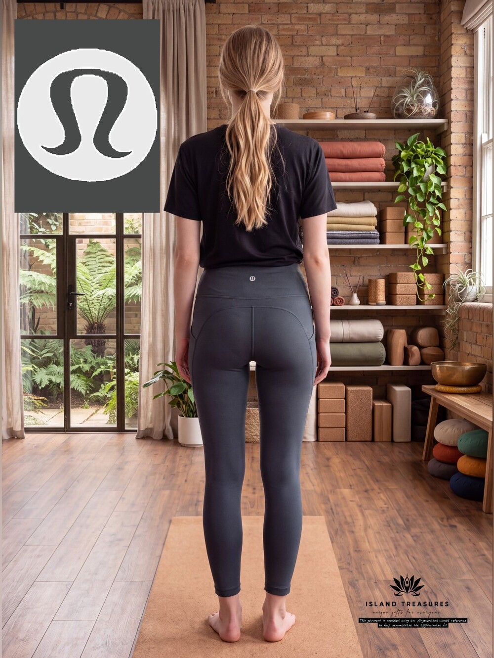 Lululemon Sz 6 High-Rise 7/8 Tight 25 in Side Pockets Everlux Dark Teal Leggings
